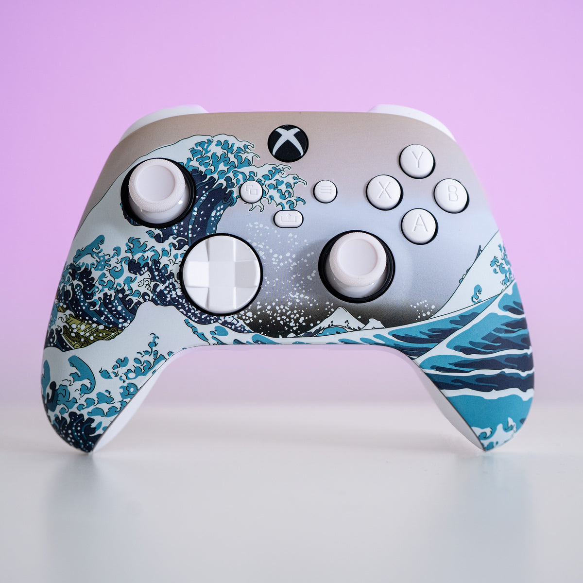 Xbox Wireless Controller Mod “Great Wave off Kanagawa” Custom Microsof