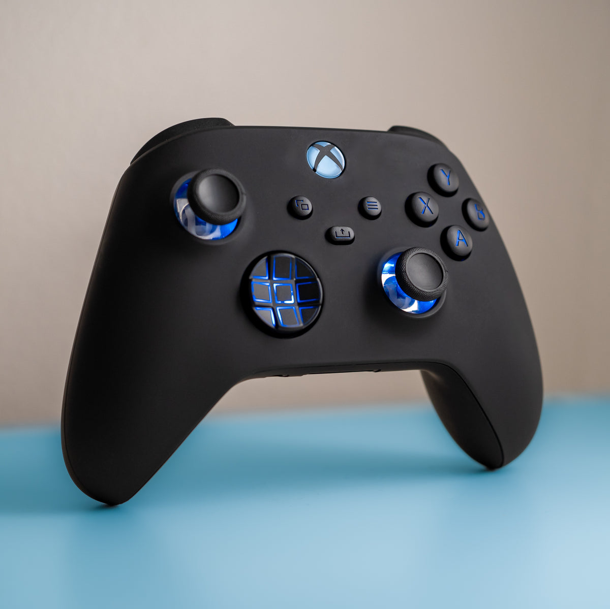 Xbox Controller With LED Black Backlit Buttons for Xbox Series X/S/One