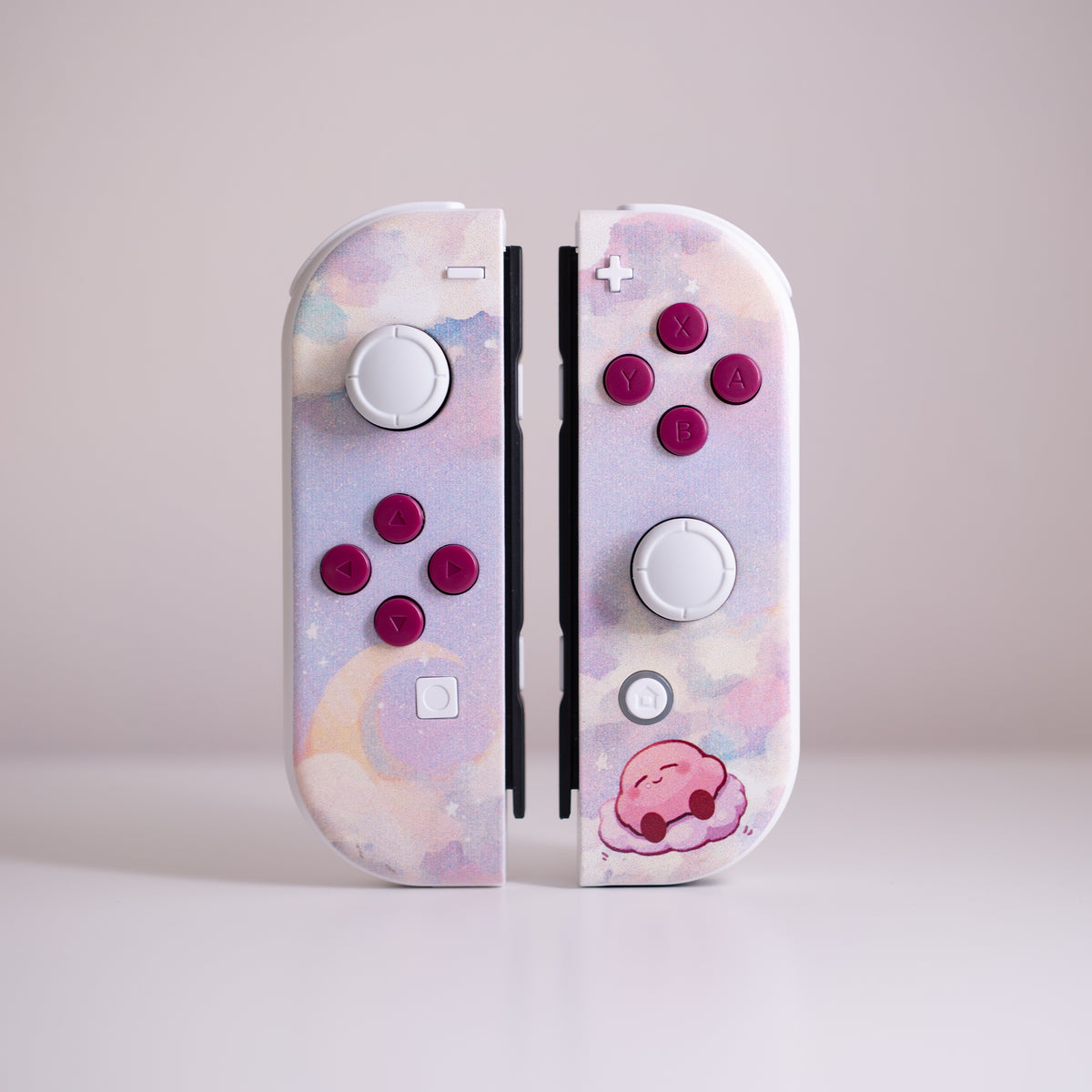 Custom Nintendo Switch Joy-Con Controllers Black LED MOD