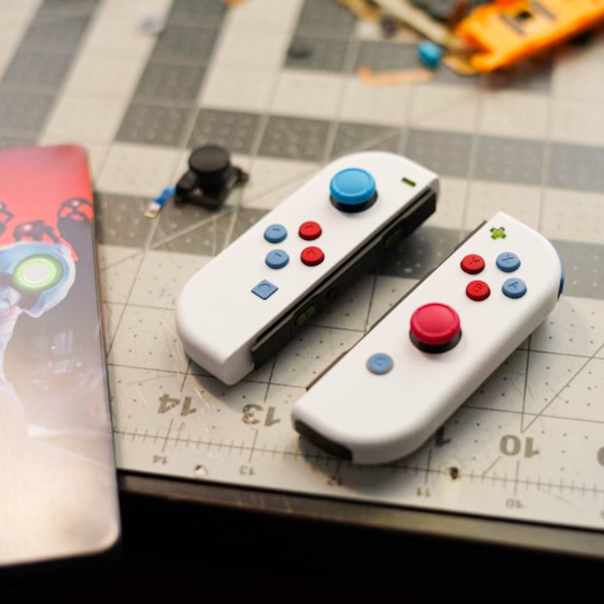 Custom Joy-Con Nintendo Switch Controllers Retro SNES Super Famicom D- –  GameTraderZero