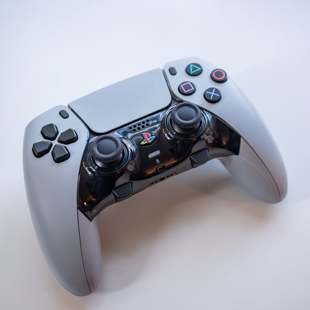 Control Retro Ps5 PS5 DualSense Edge Controller - Retro PS1 Grey & Black - GameTraderZero