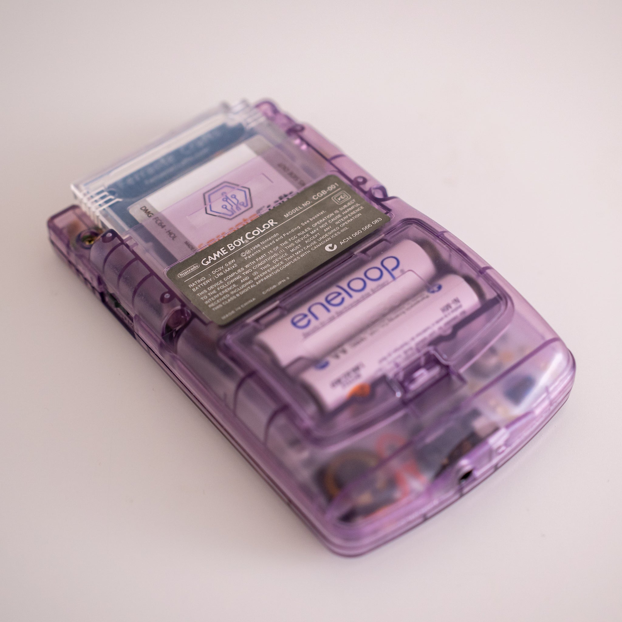Custom Game Boy Pocket Famitsu Style With Backlit IPS Screen