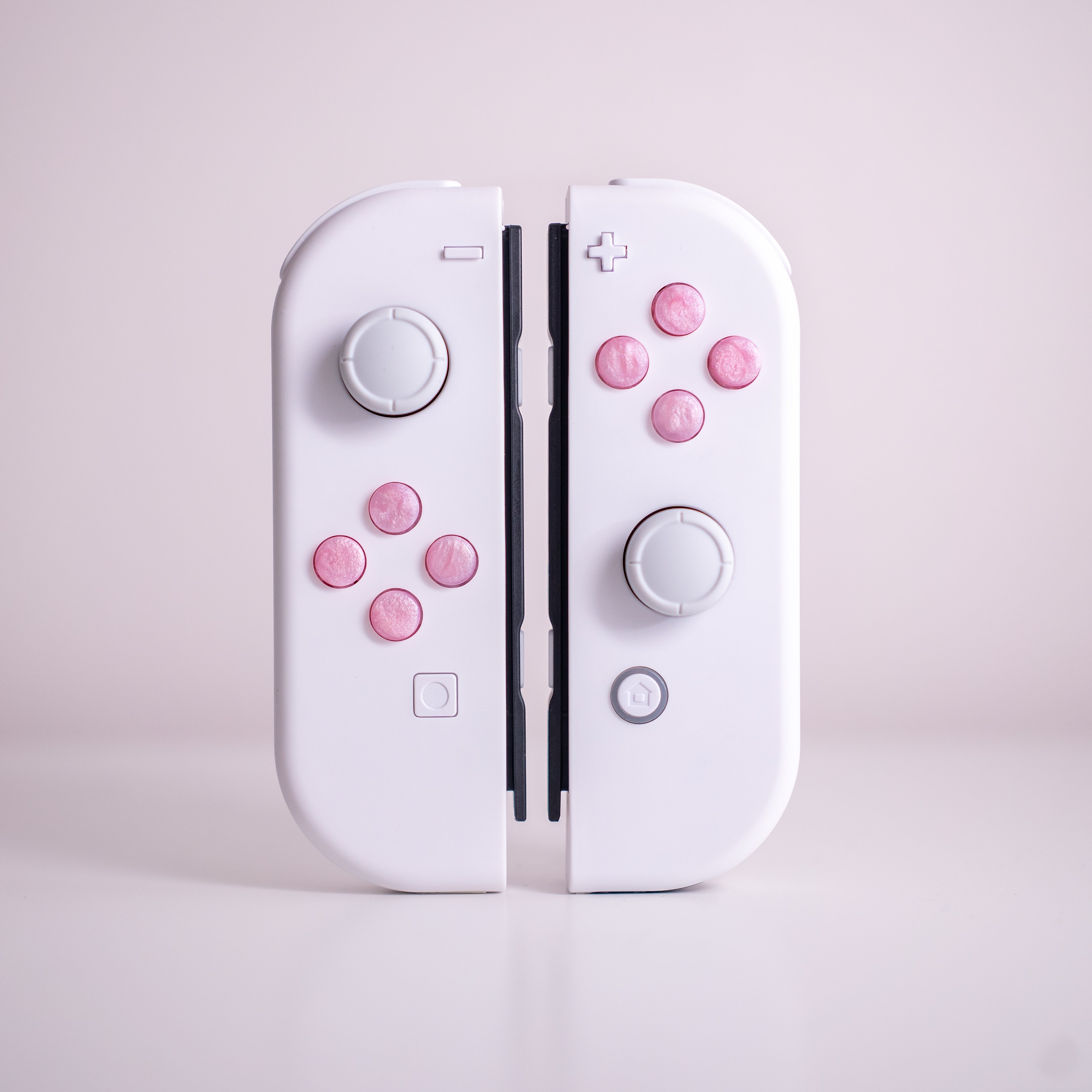 カスタムJoy-conWHITE×PINKメタリック2
