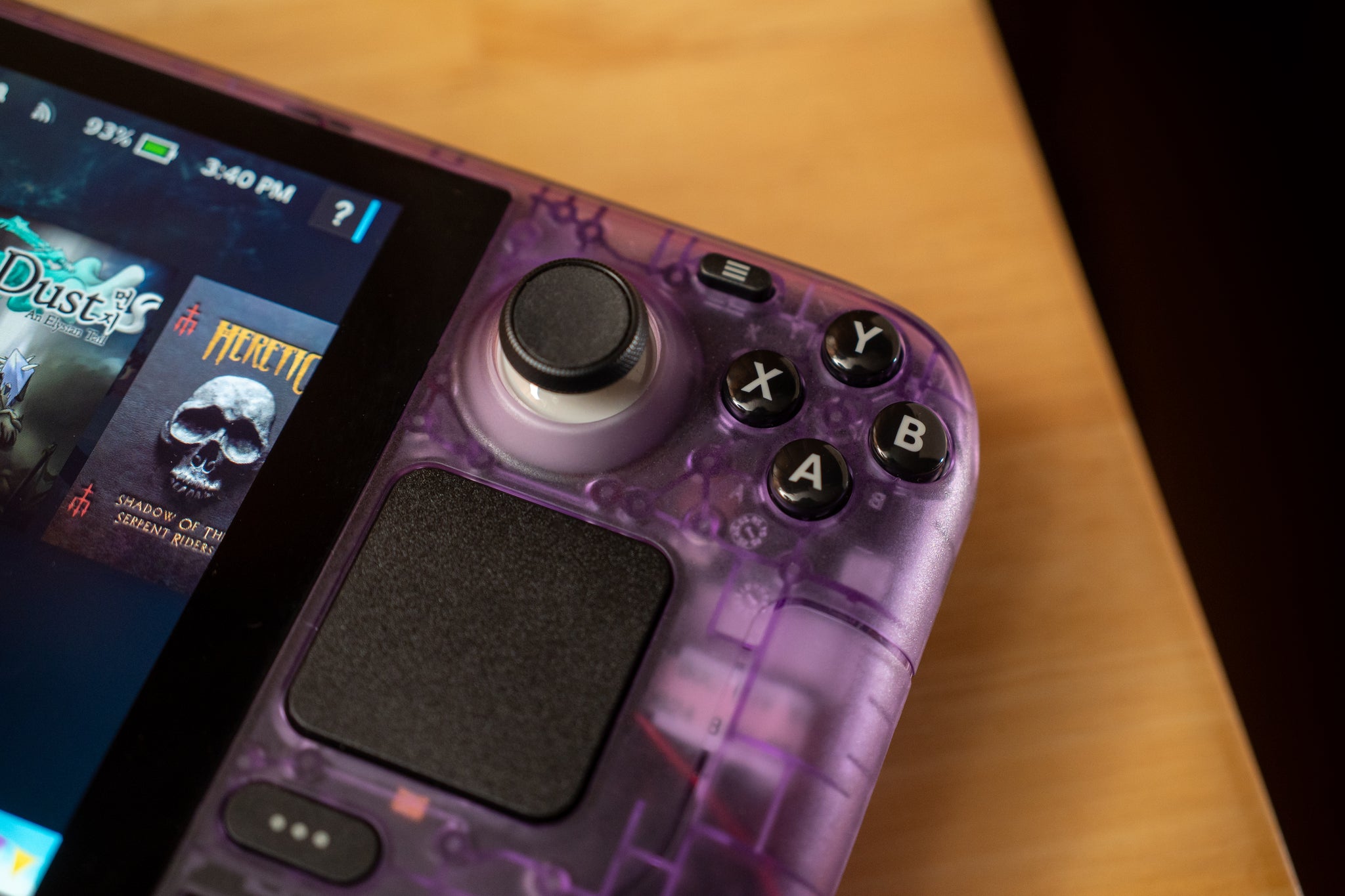 Customized Steam Deck Handheld Gaming Atomic Purple - By