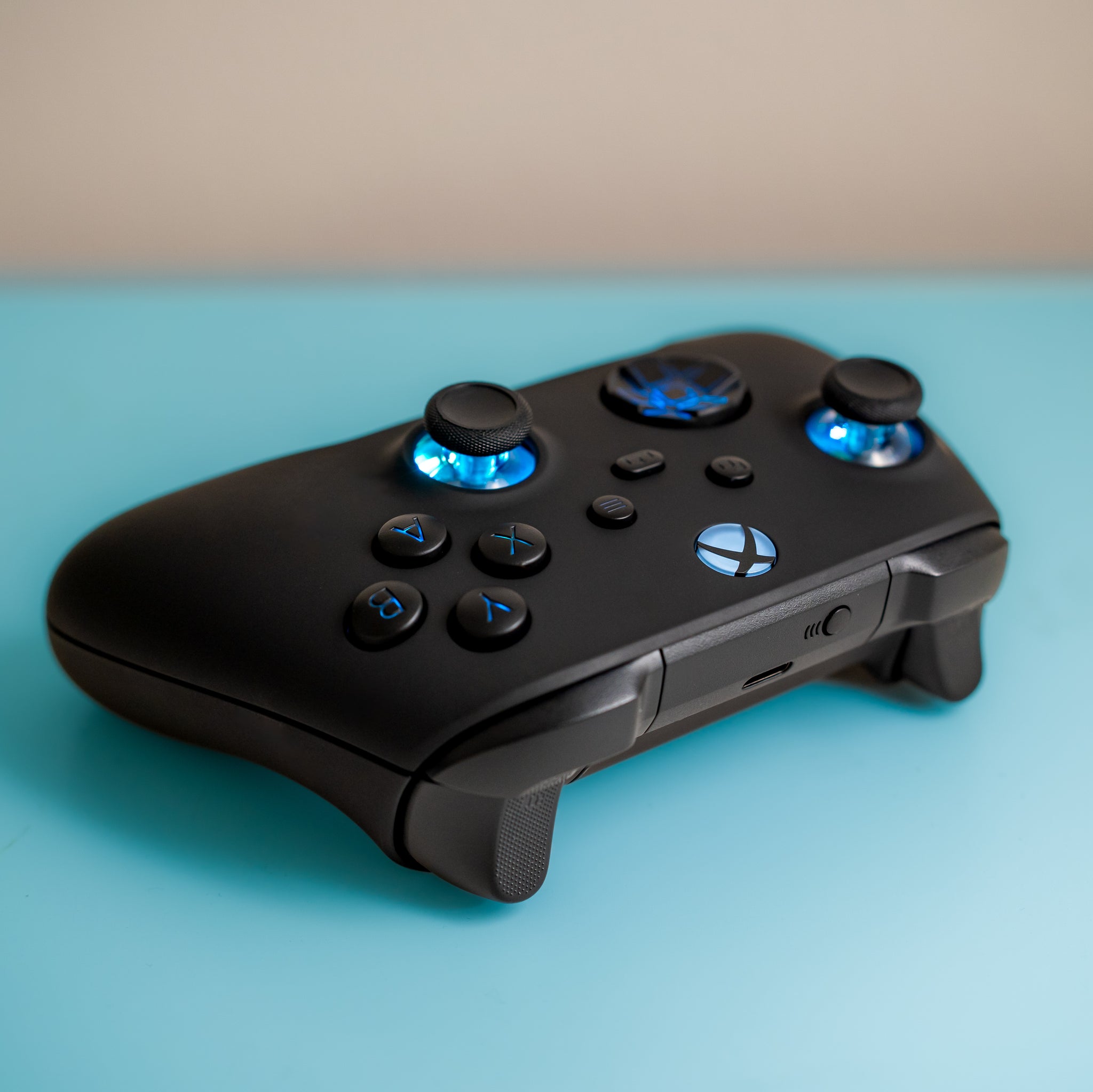 Xbox Controller With LED Black Backlit Buttons for Xbox Series X/S