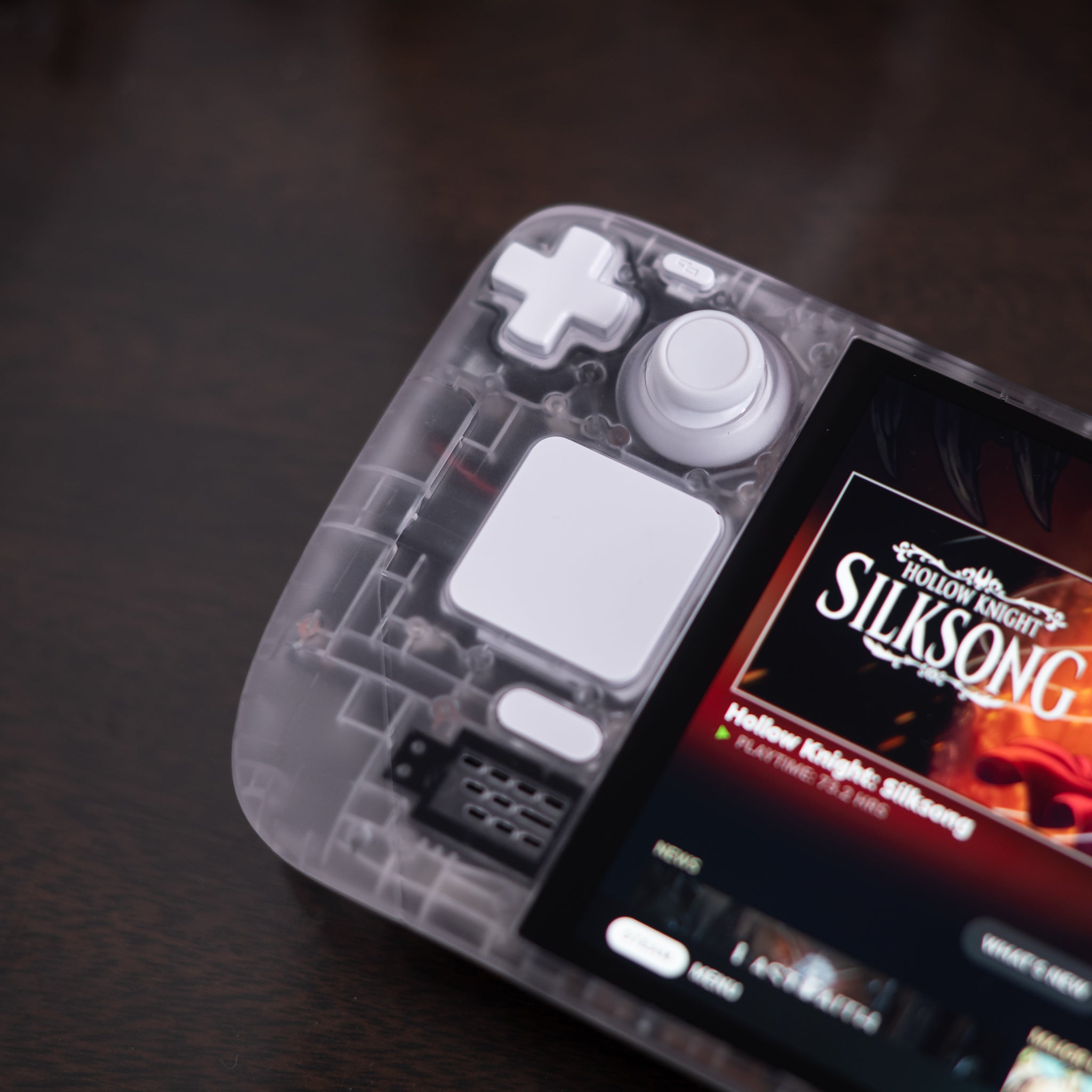 Custom Clear Steam Deck (Ghost) - LCD/OLED Upgrades | GameTraderZero