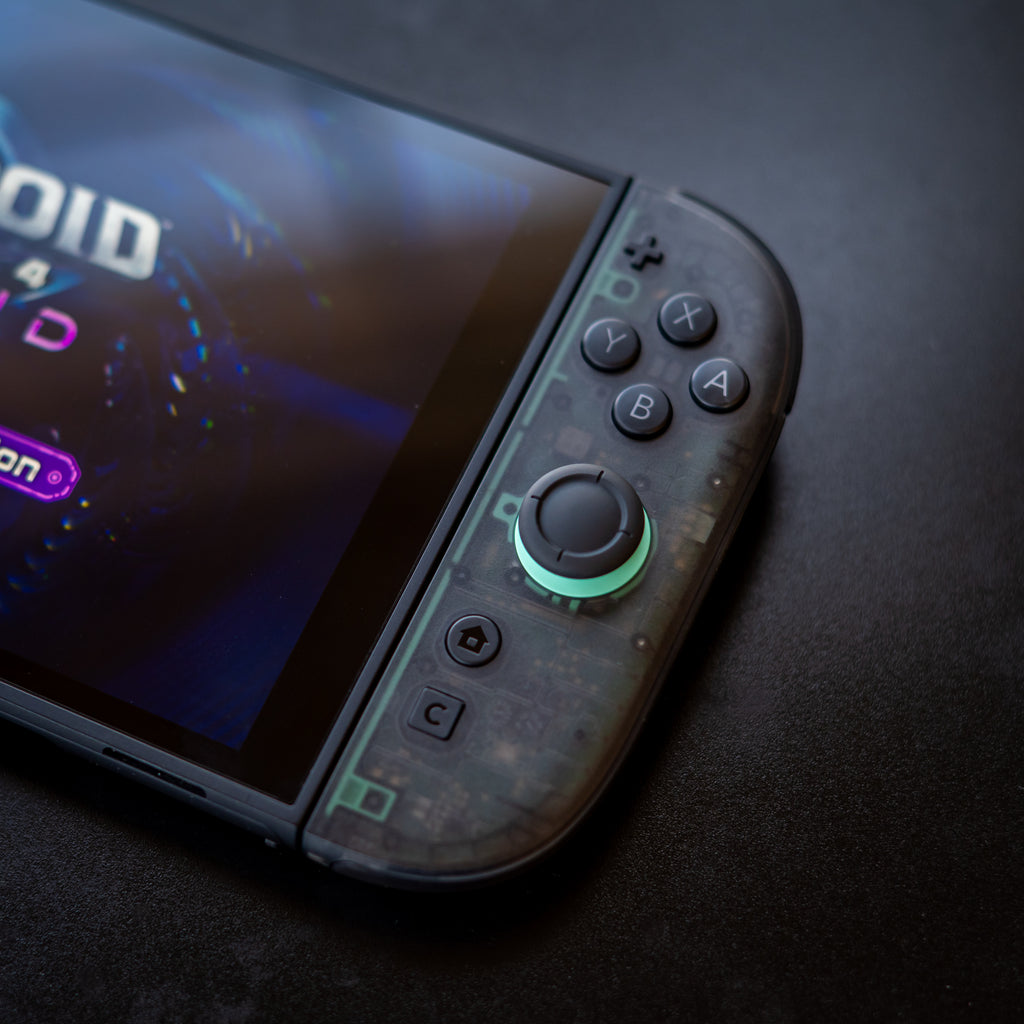 Ghost Neon Custom Switch 2 Joy-Cons | Smoke & Translucent Retro ...