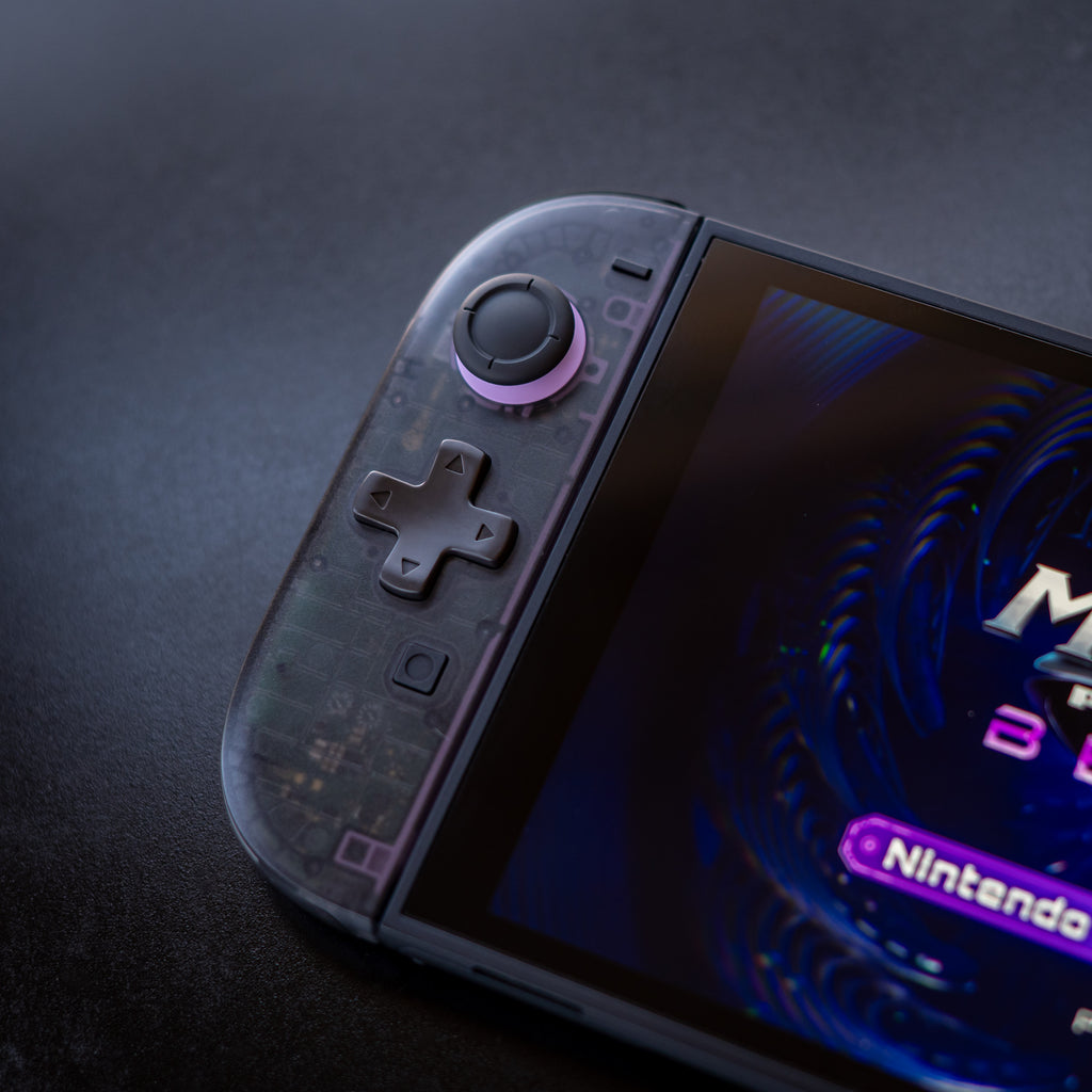 Ghost Neon Custom Switch 2 Joy-Cons | Smoke & Translucent Retro ...