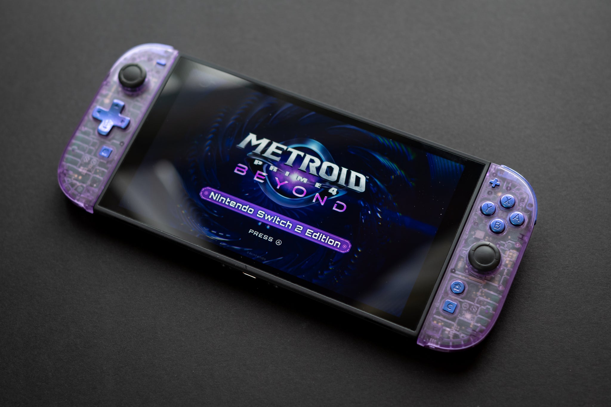 GameTraderZero | Atomic Purple Custom Switch 2 Joy-Cons with Retro