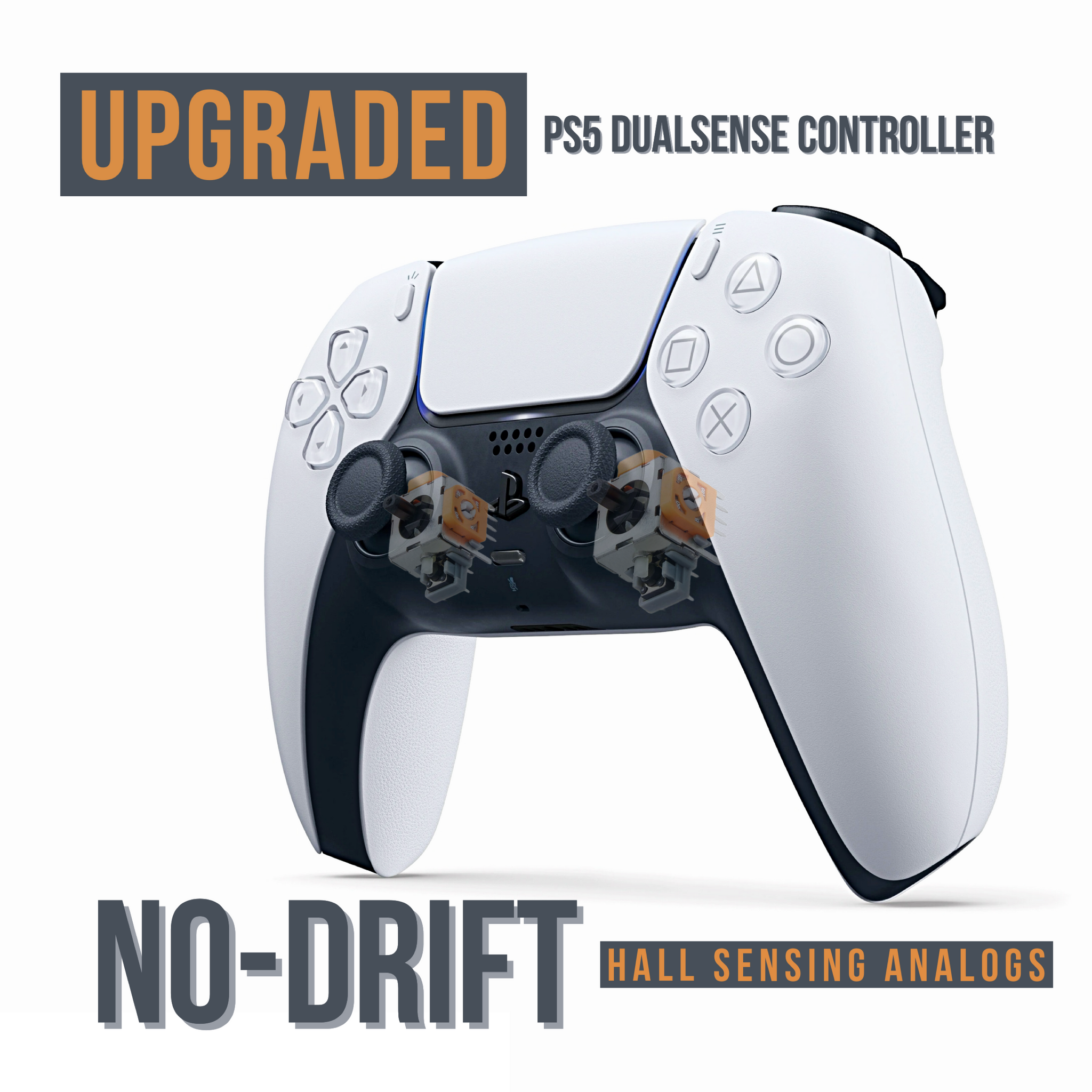 Sony PS5 DualSense CFIZCT1W – Bianco – RICONDIZIONATO/ROTT (Stick Drift)