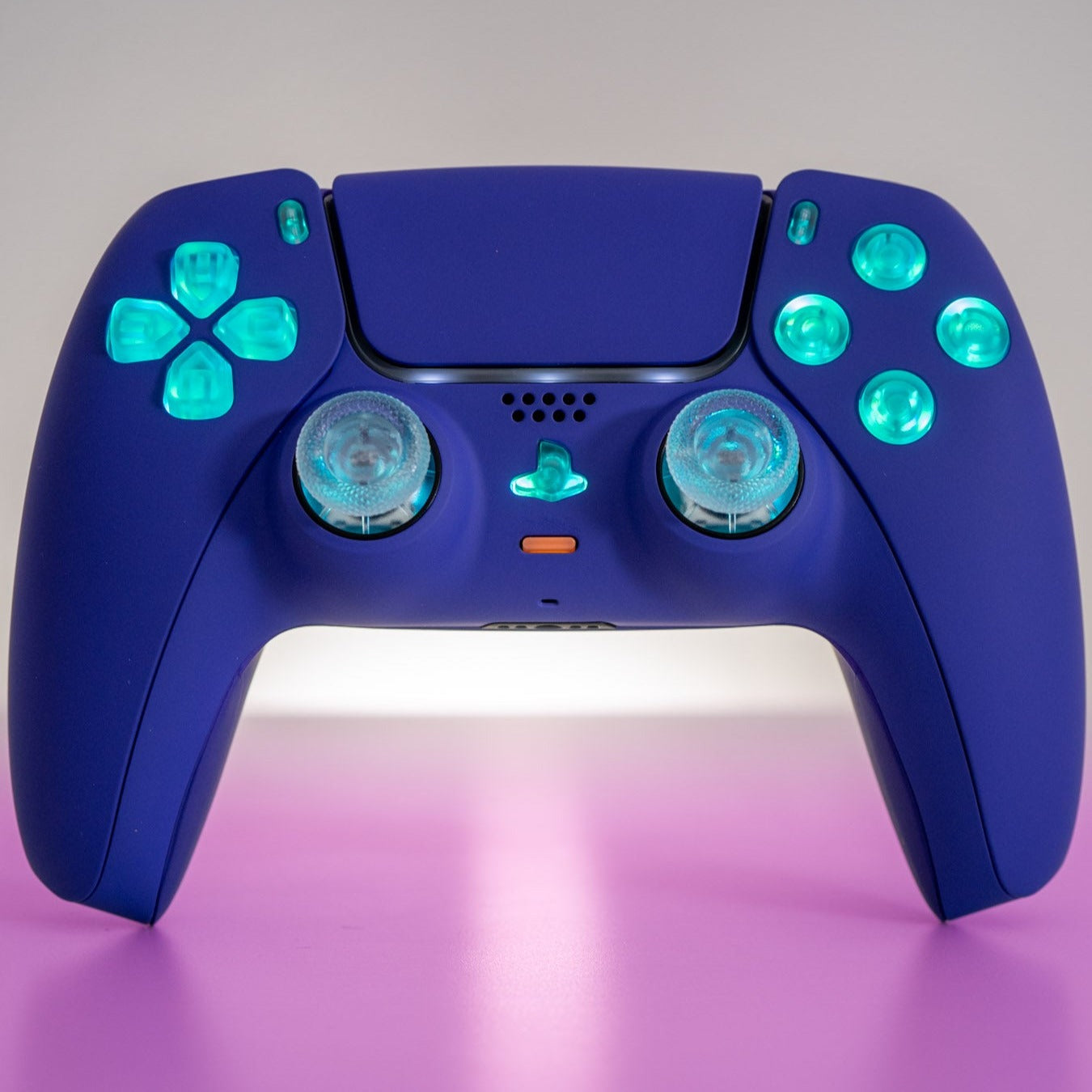 PS5 Controller LED Mod Chrome Blue Custom Wireless Controller Backlit  Buttons RGB -  Canada