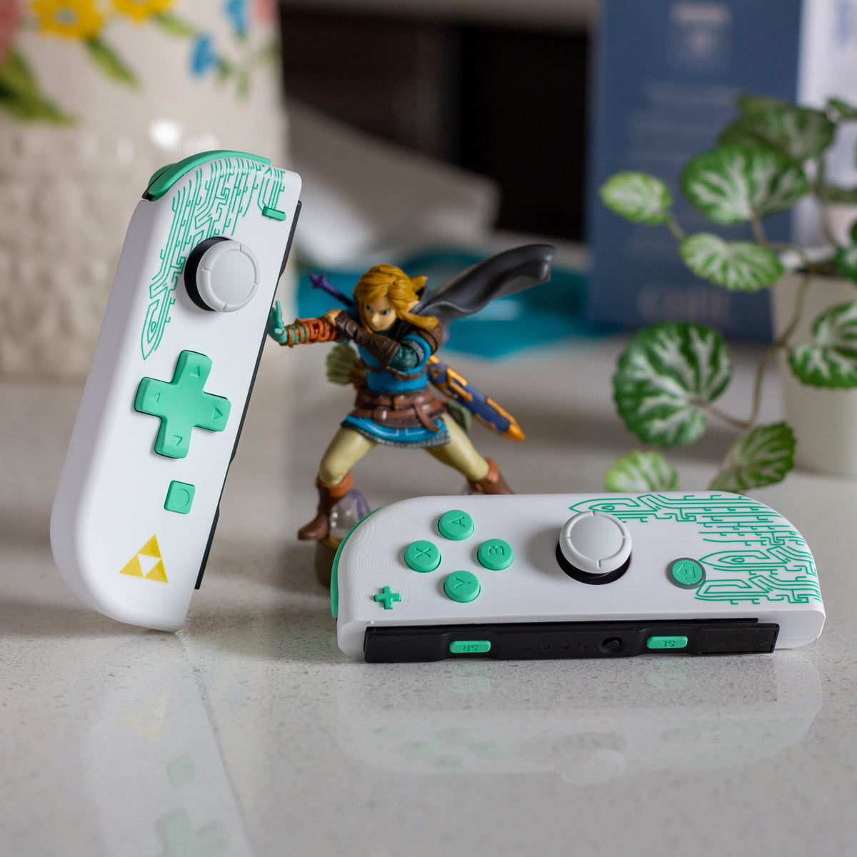 The Legend Of Zelda Joy-Cons Tears Of The Kingdom Mod Mint Buttons and ...