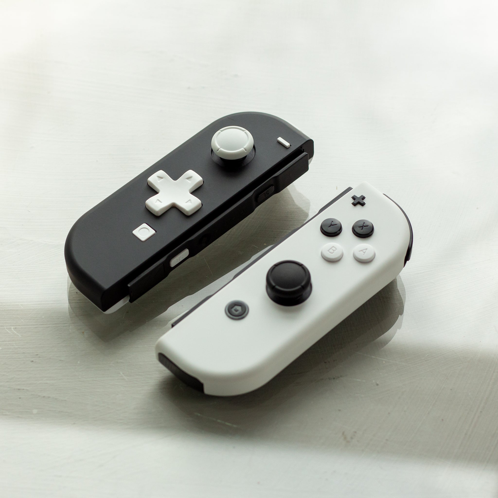 Black and White Oreo Cookie Joy Cons Nintendo Switch Gaming Controllers