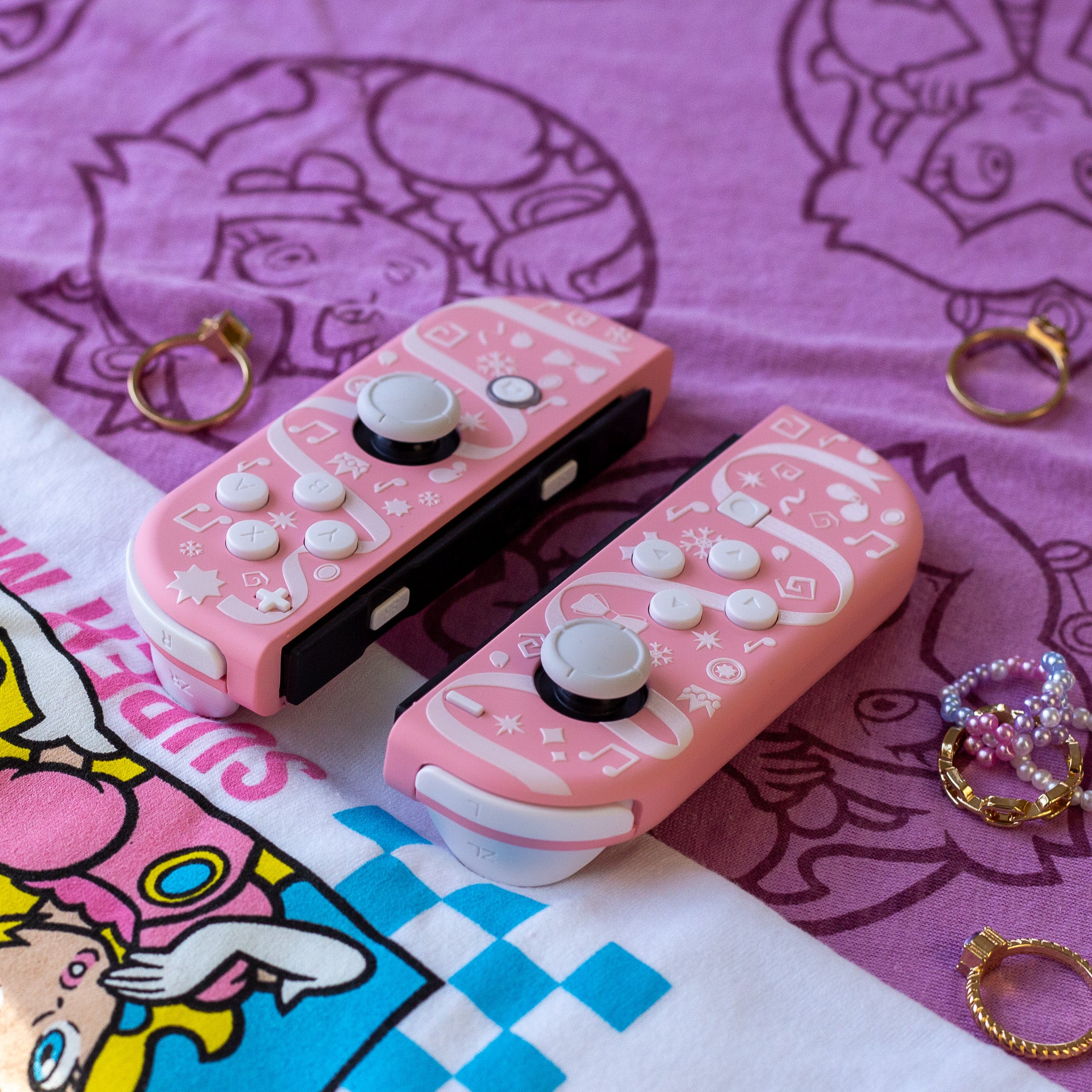 Peaches Peaches Peaches” Joy-Cons by GTZ Nintendo Switch Gaming