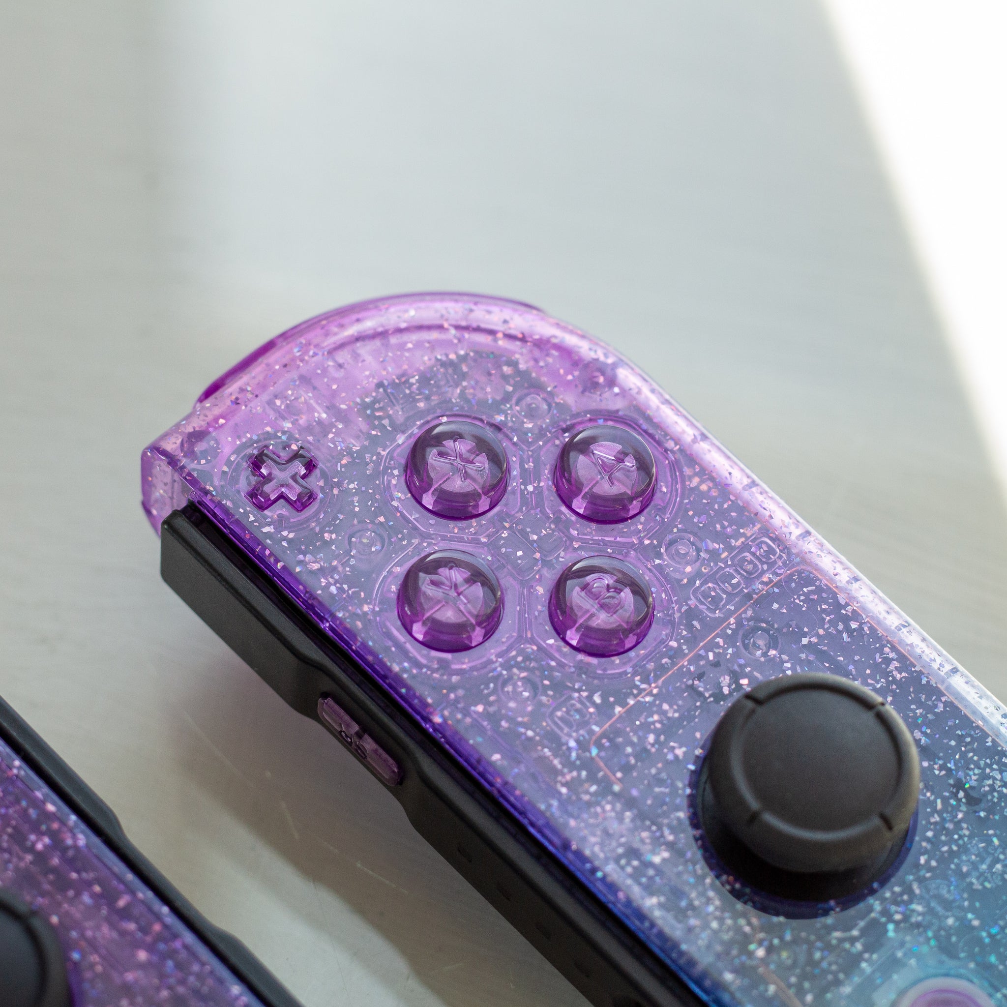 Atomic Purple Switch Clear Controller Atomic Purple Clear Joycons