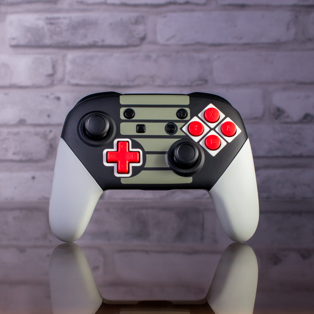 Custom Nintendo Controller Custom Nintendo Switch Pro Controller Retro NES – GameTraderZero