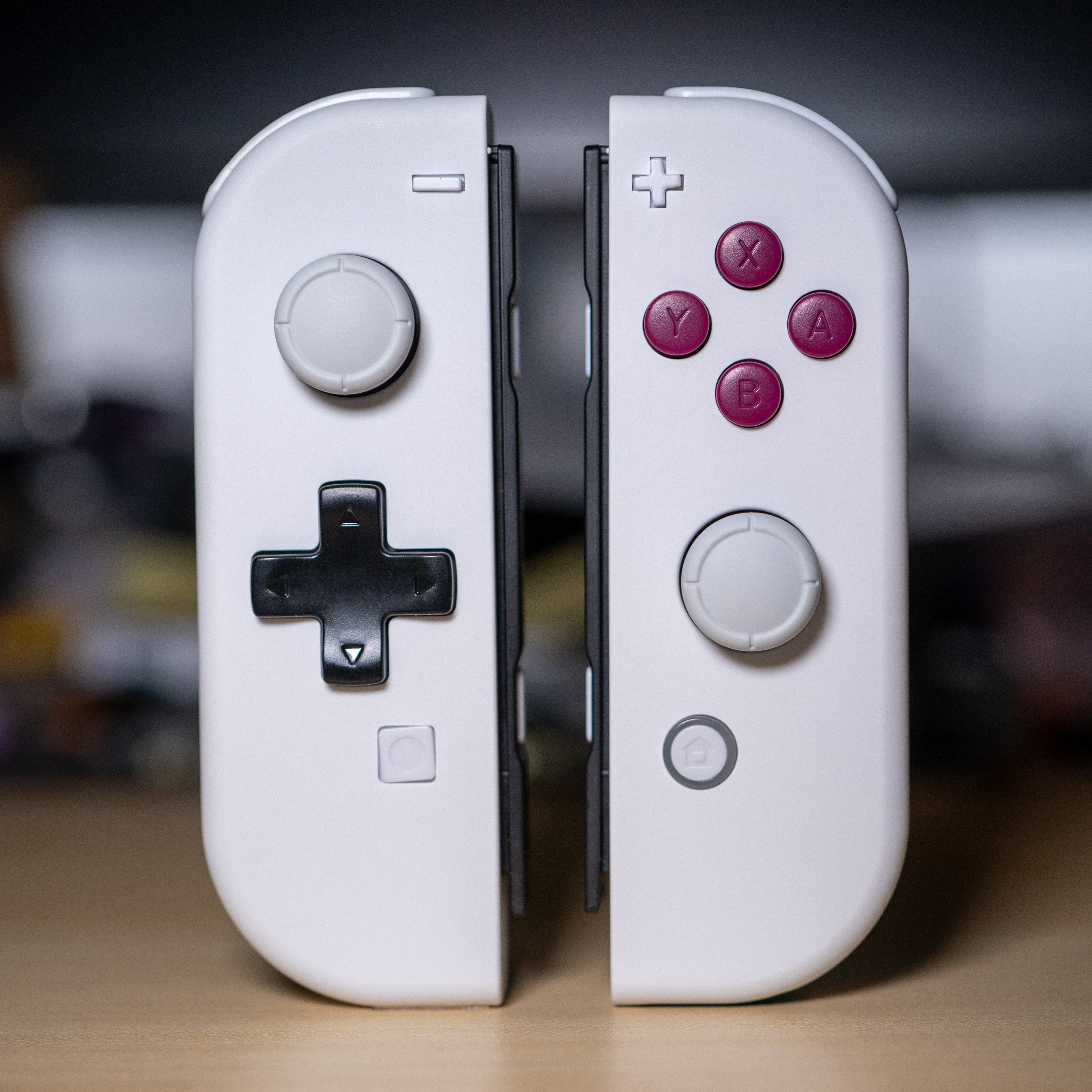 Nintendo Switch Custom Joy Con Controller Joy-Cons White D-PAD NEW