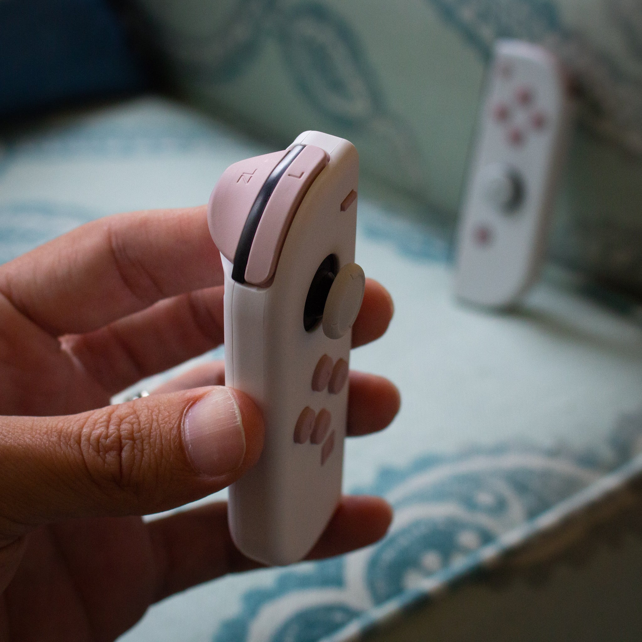 カスタムJoy-con　WHITE×PINKメタリック Custom Nintendo Switch Joy-Con Controllers Pink with White
