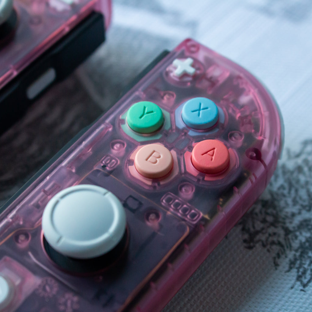 Pastel SNES Custom JoyCons Nintendo Switch Joy-Con Controller Mods Cle ...