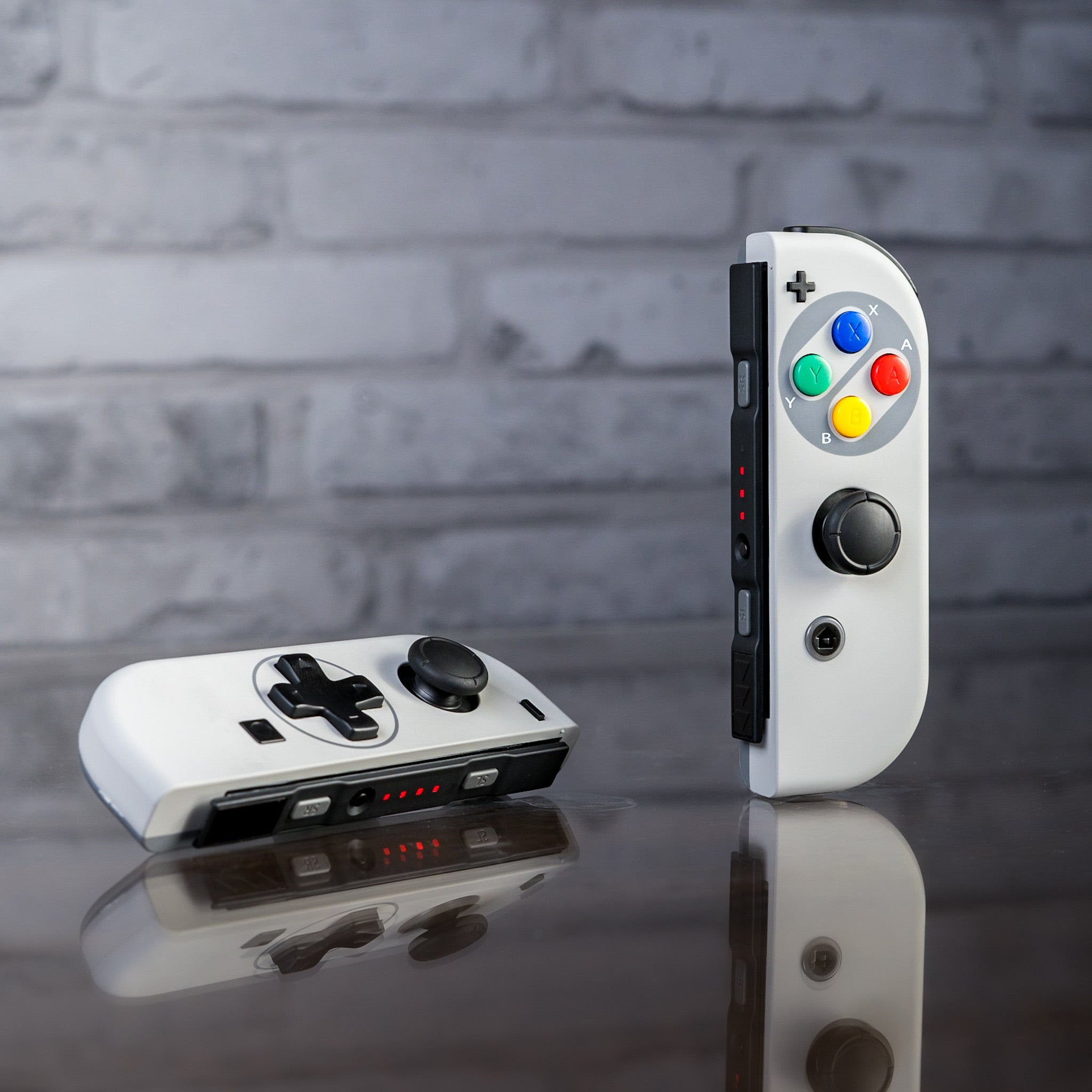 Custom Joy-Con SNES EU Mod Nintendo Switch Controllers Retro Super Famicom  D-Pad