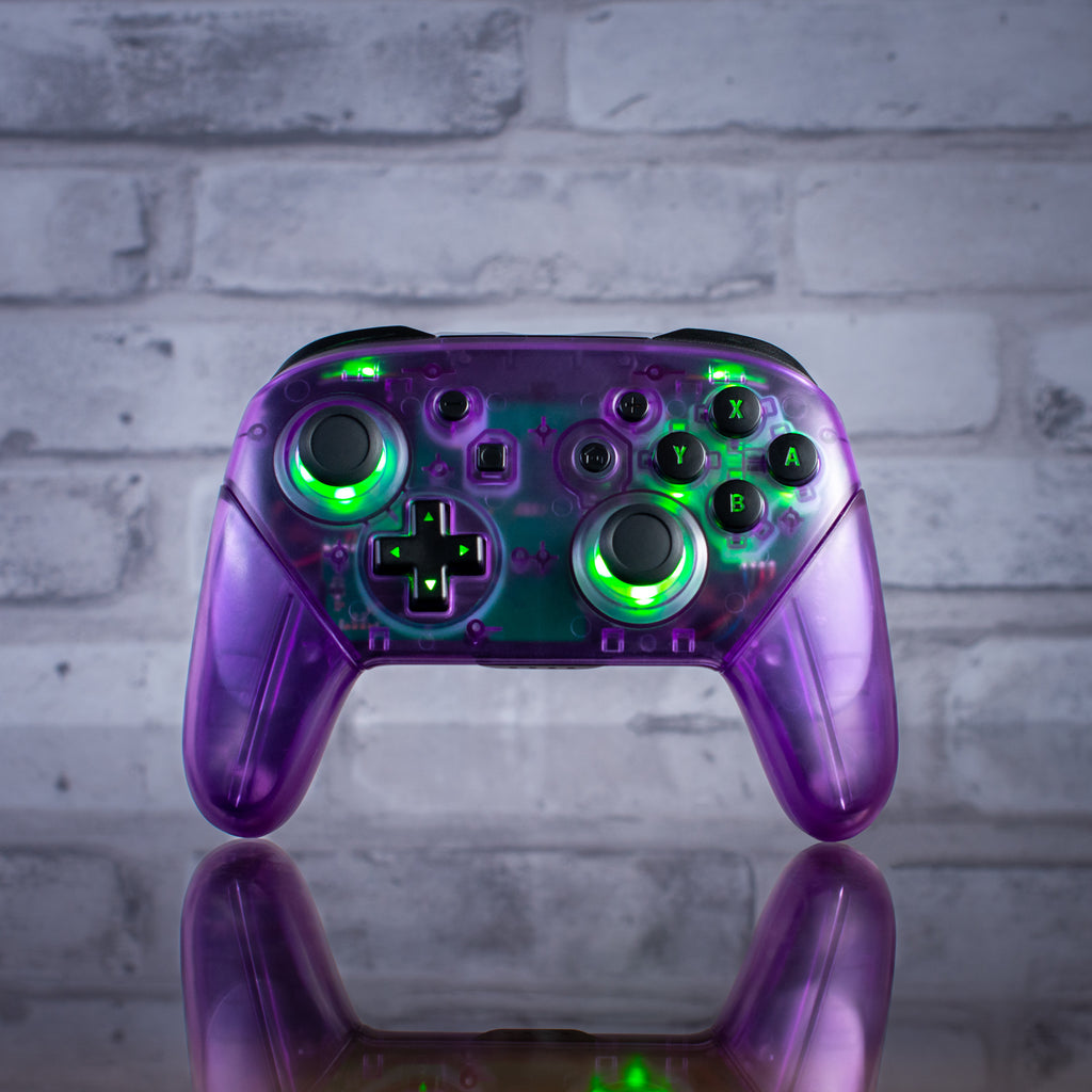 Atomic Purple Pro Controller LED Mod Customized Nintendo Switch Contro ...