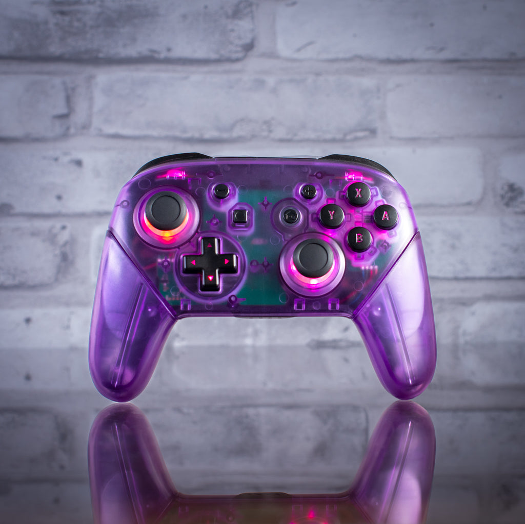 Atomic Purple Pro Controller LED Mod Customized Nintendo Switch Contro ...