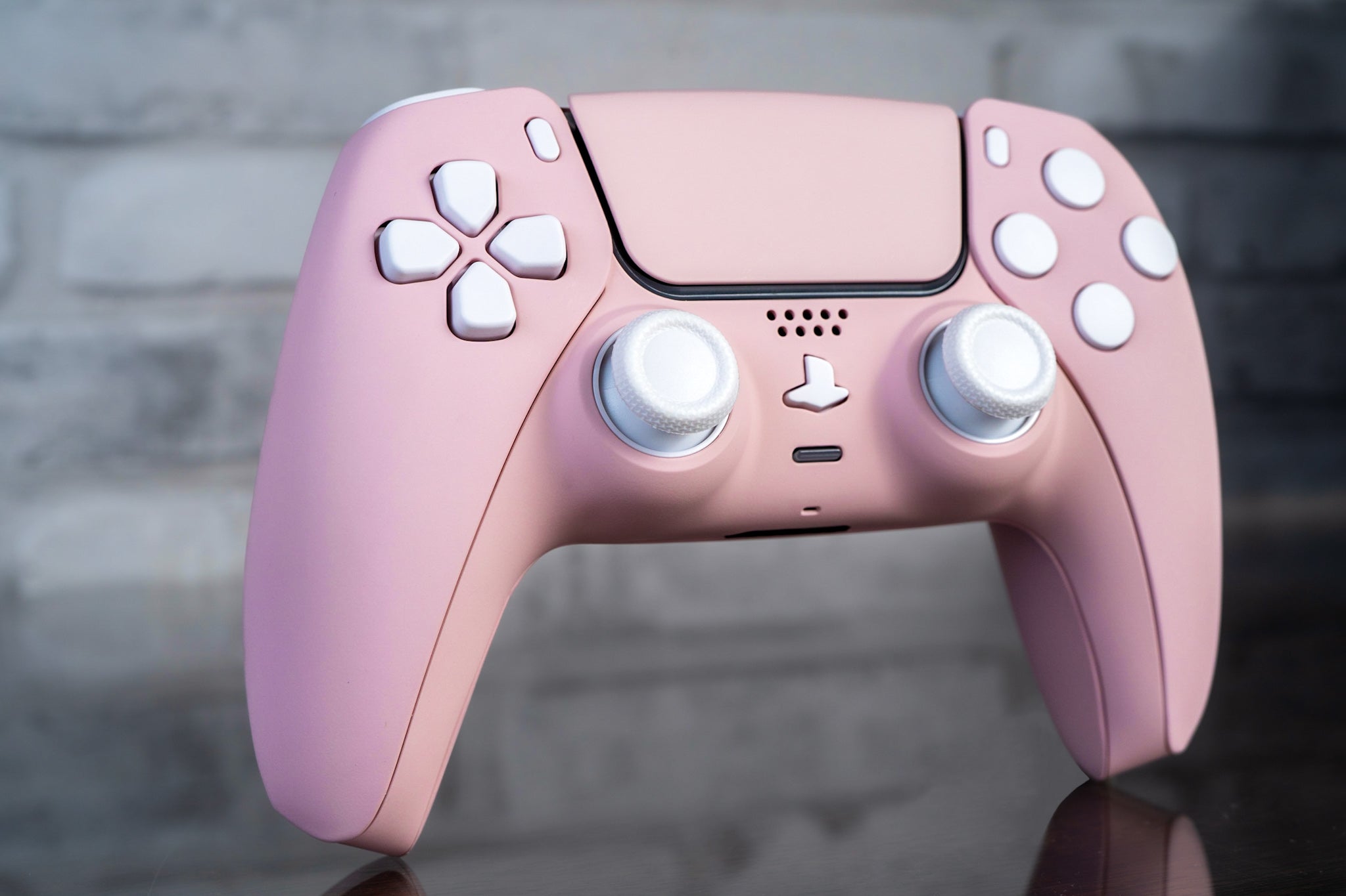 Sakura Pink PS5 Controller With White Buttons - GameTraderZero