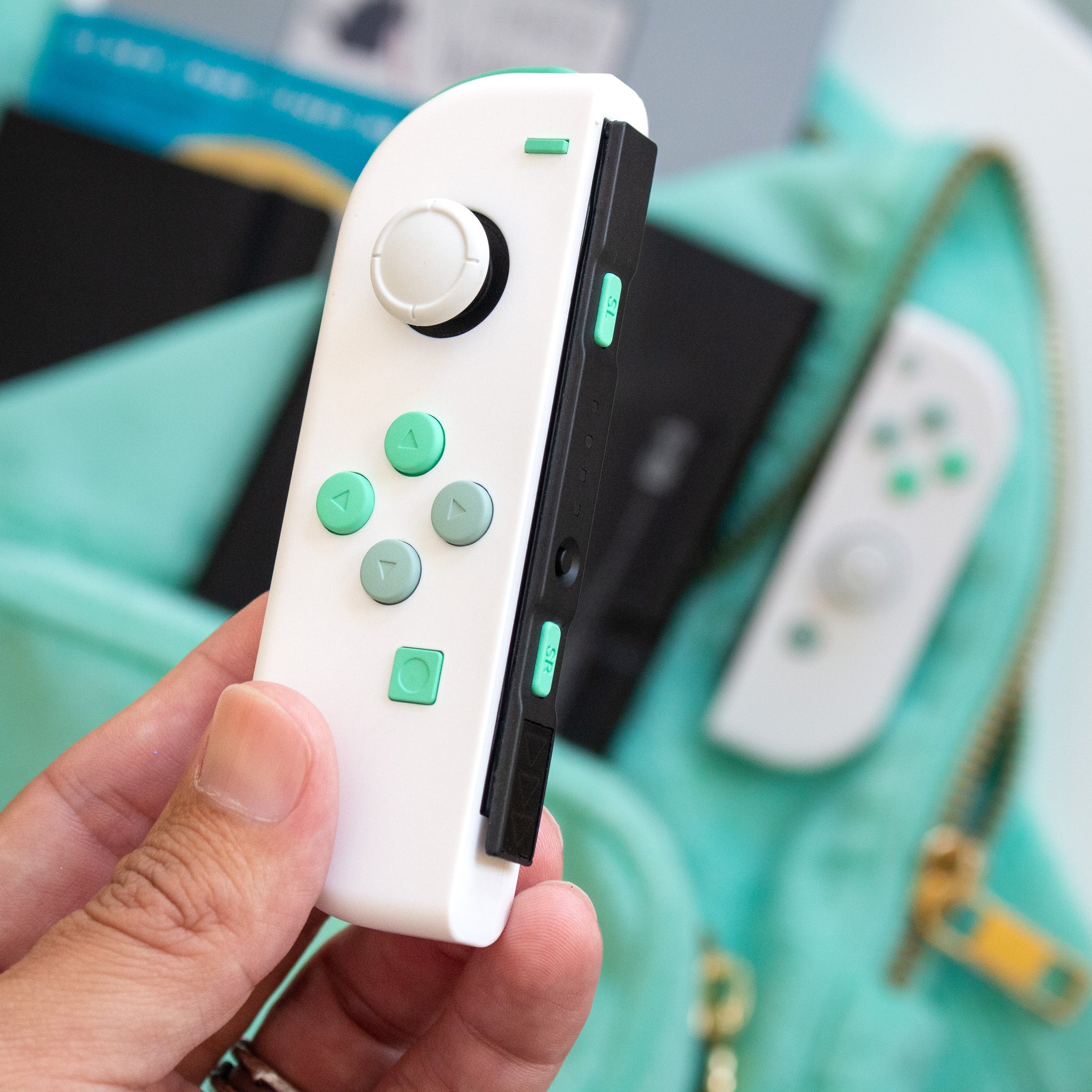 Custom JoyCons Nintendo Switch Joy-Con Controller Mods White with