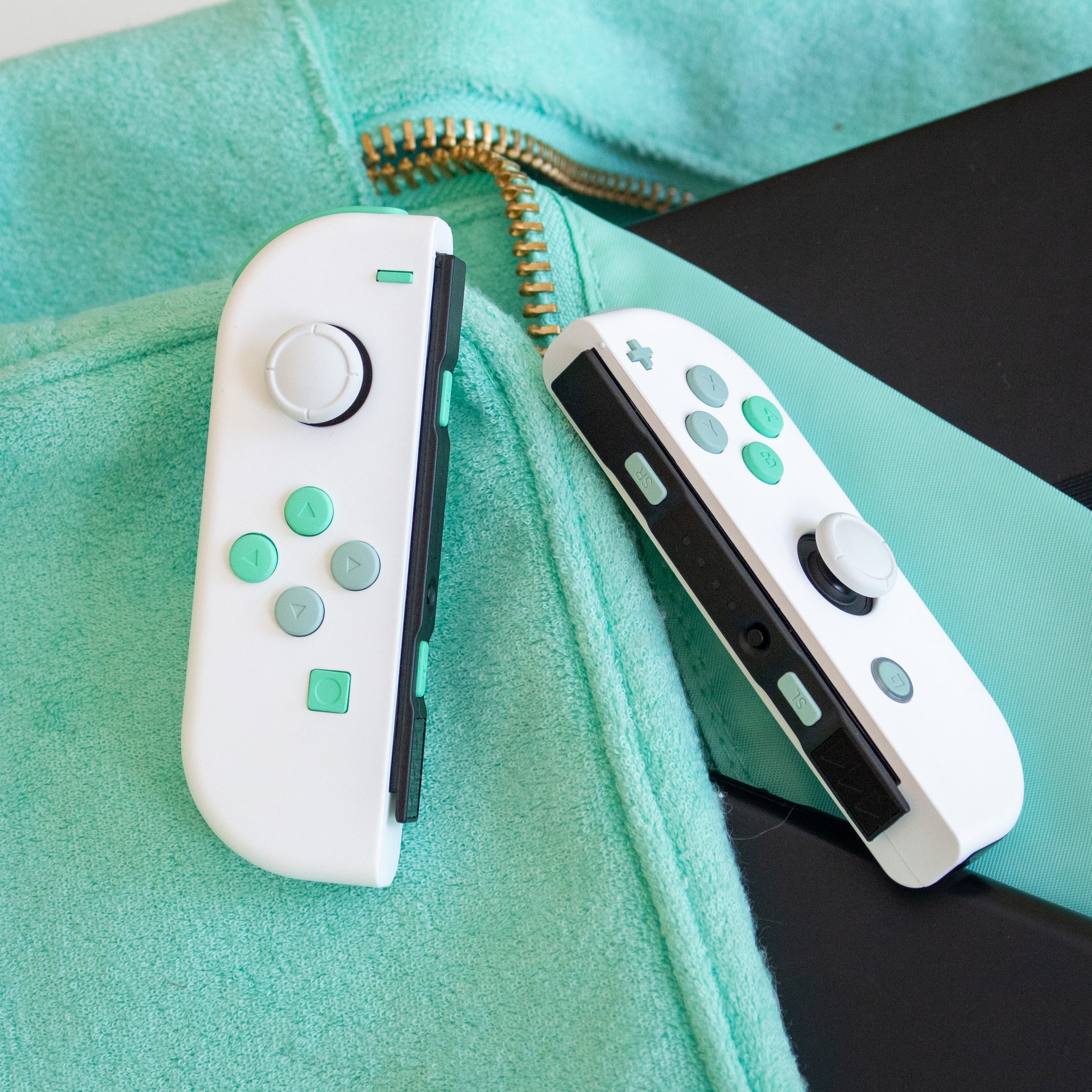 Custom JoyCons Nintendo Switch Joy-Con Controller Mods White with
