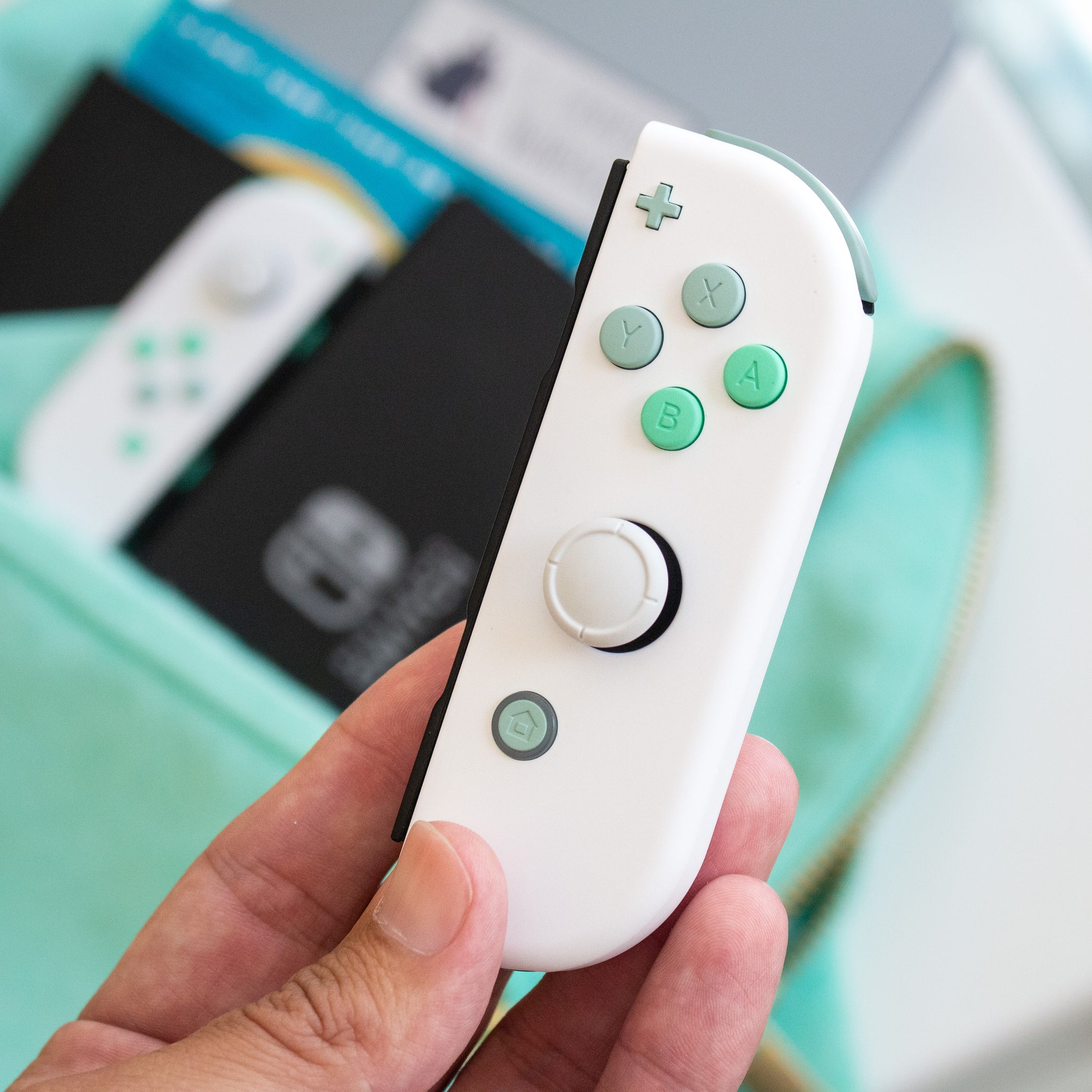 Custom JoyCons Nintendo Switch Joy-Con Controller Mods White with