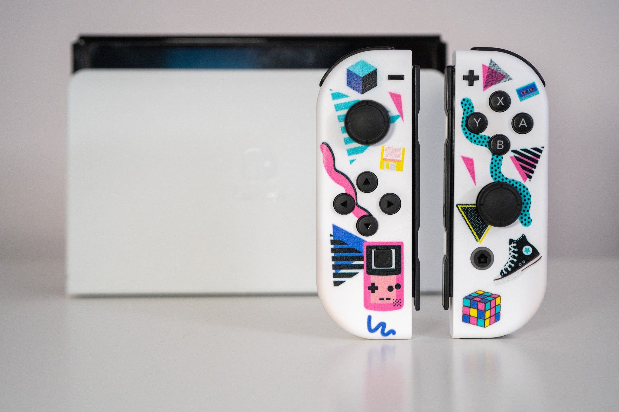 Custom Joy-Cons “90s Nostalgia” Old School Mod - Nintendo