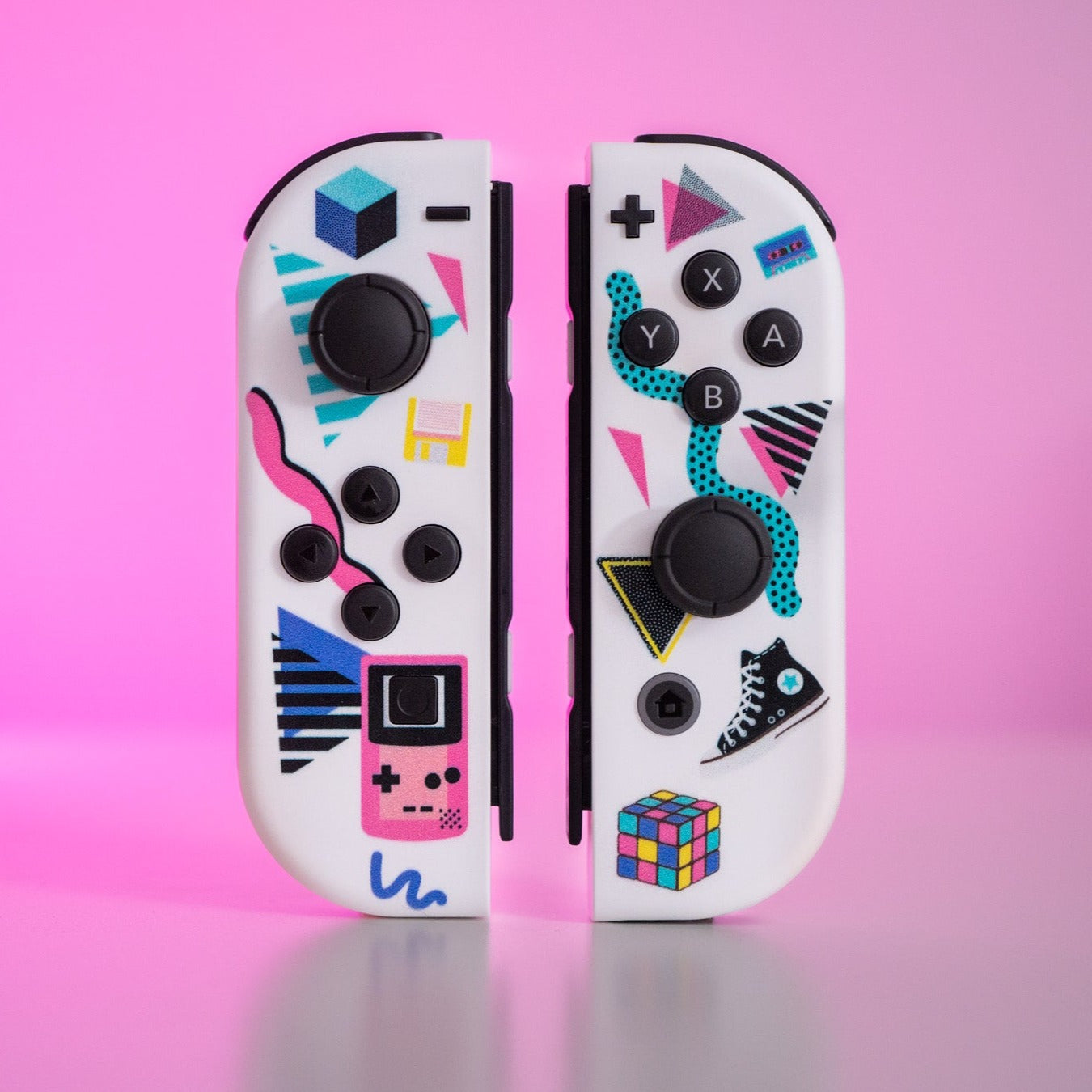 Custom Joy-Cons “90s Nostalgia” Old School Mod - Nintendo Switch Retro  Gaming Controllers