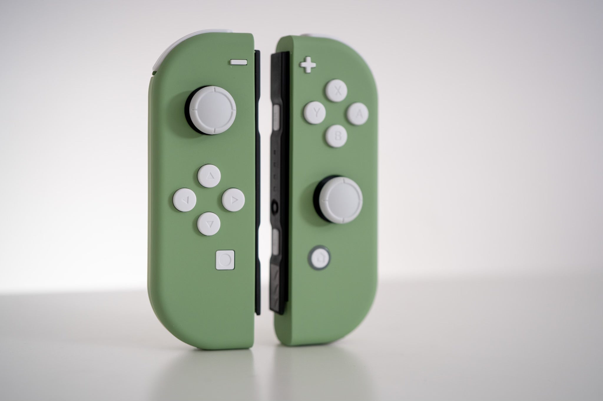 Custom Nintendo Switch Soft Joy-Con Controllers Matcha Green Tea