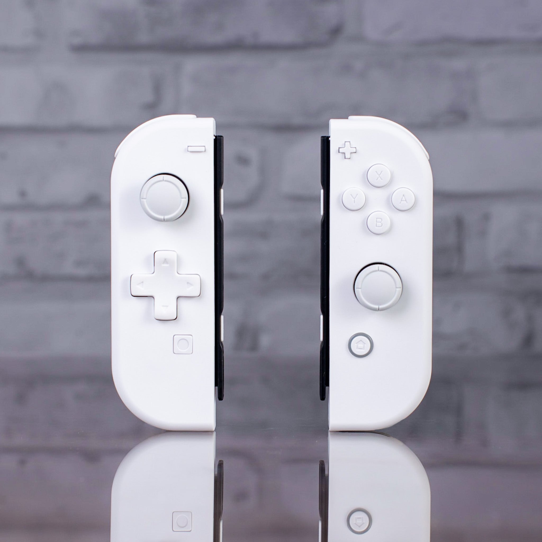 JOY-CON (L)/(R)ホワイトカスタム Custom Nintendo Switch Joy-Con Controllers White On White