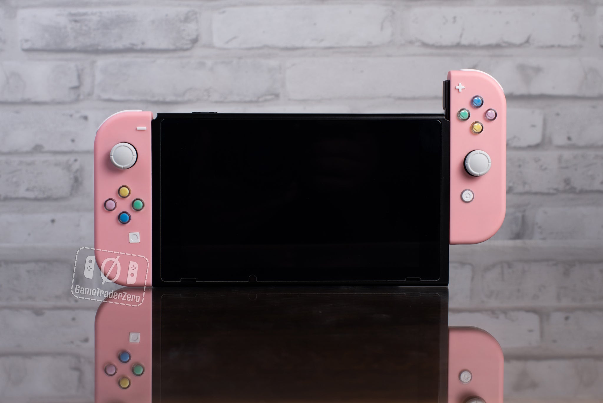 Cute Pink theme - Candy Hearts - outlet Premium Custom Nintendo Switch Joycons