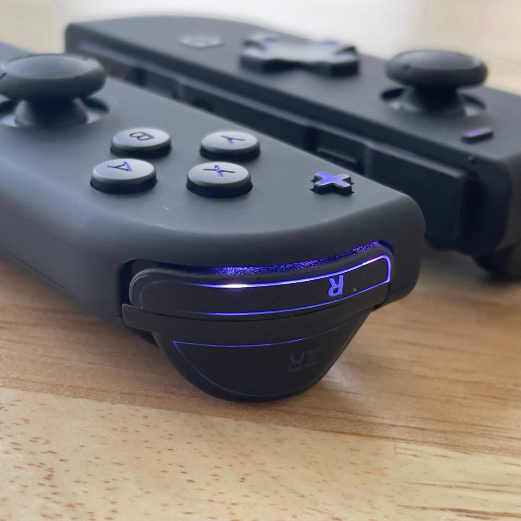 Nintendo Switch Pod Controllers Led Black LED Custom Joy-Con Controllers — Backlit Buttons & D-Pad ...