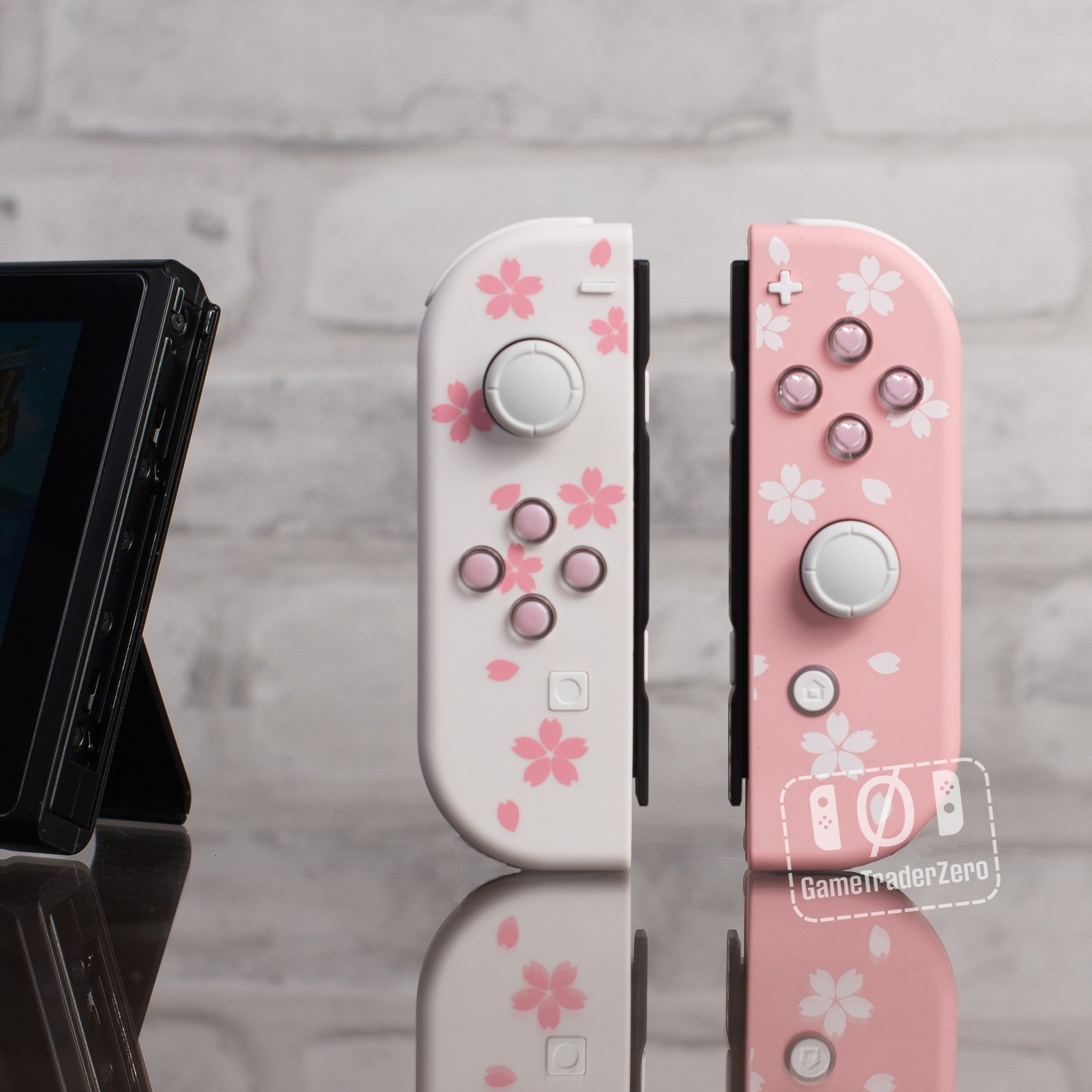 Cherry Pink authentic - Full Options - Nintendo Switch Joycons - Read Description!