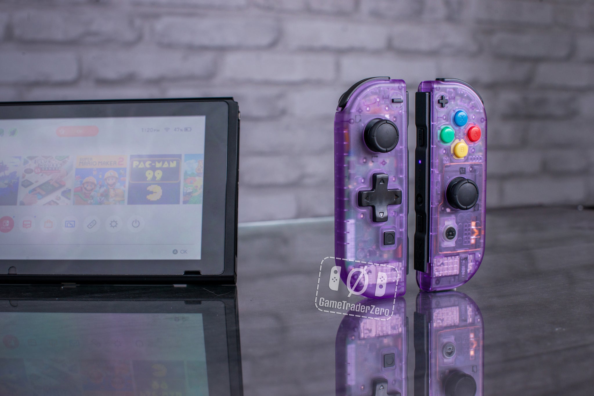 Nintendo switch atomic purple joy cons online