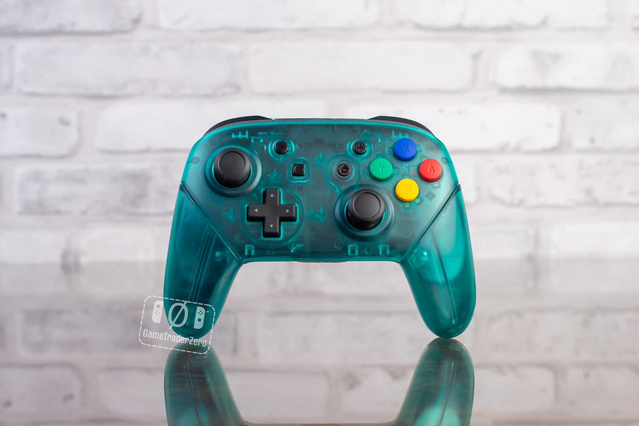 Nintendo Switch Pro Controller N64 Mod Ice Blue Customized