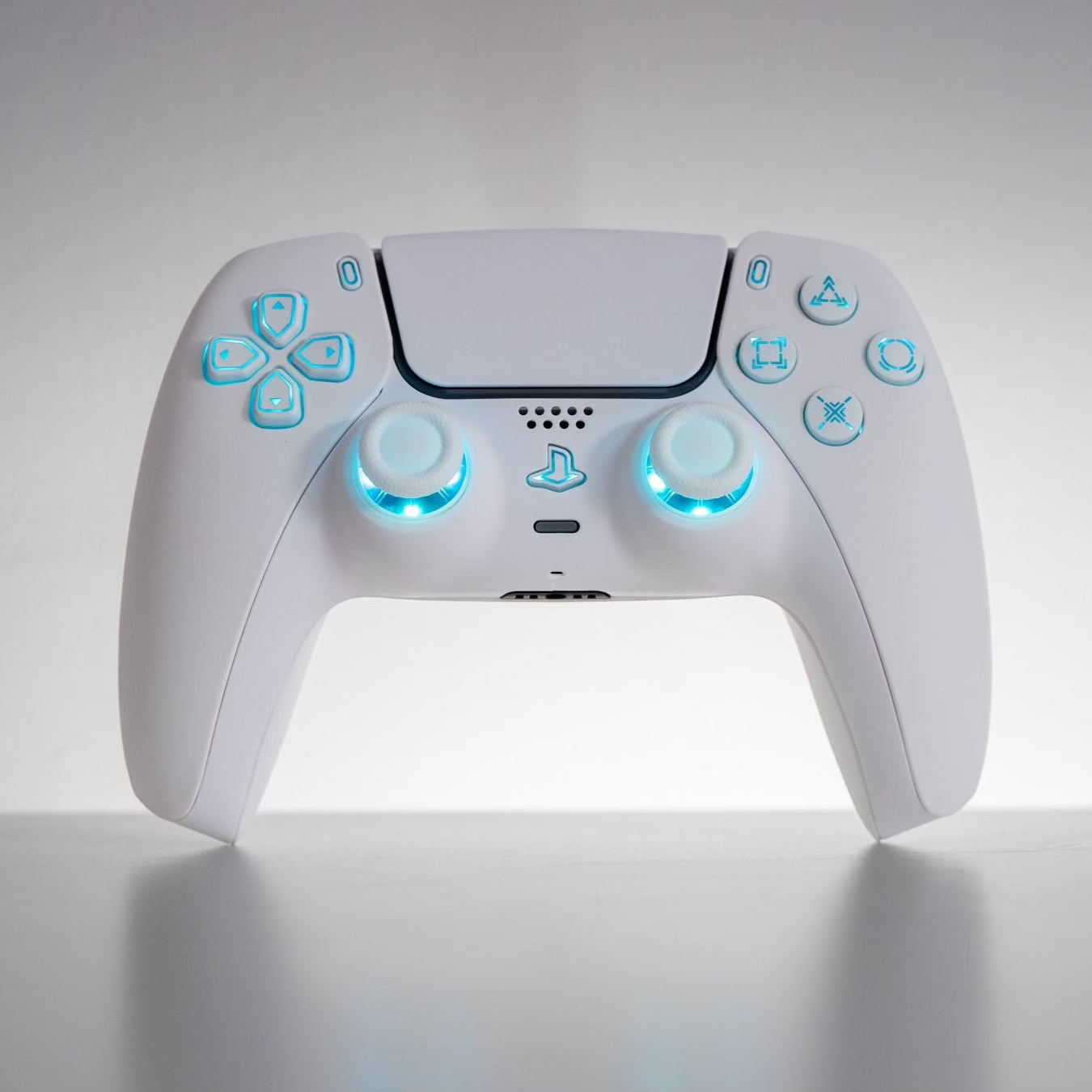PS5 Controller LED Mod Chrome Blue PS5 Custom Wireless Controller Back –  GameTraderZero